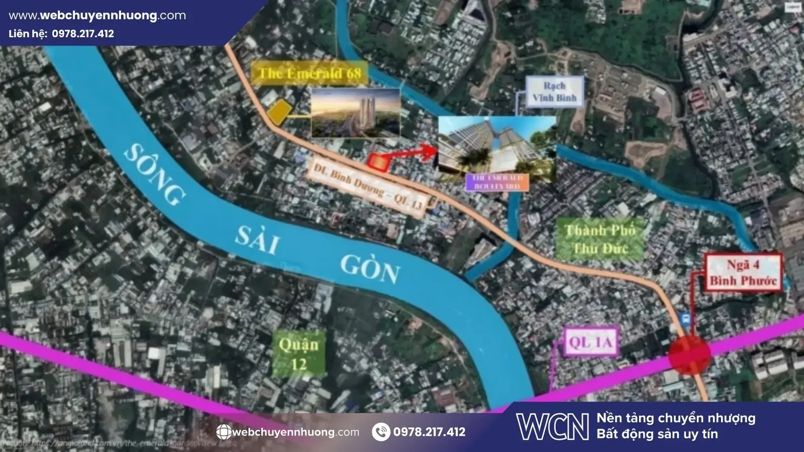 Từ góc độ dài hạn, dự án căn hộ The Emerald Boulevard được hưởng lợi rõ rệt từ định hướng điều chỉnh địa giới hành chính, qua đó gia tăng giá trị, tính thanh khoản và sức hút bền vững cho cả nhu cầu an cư lẫn đầu tư.