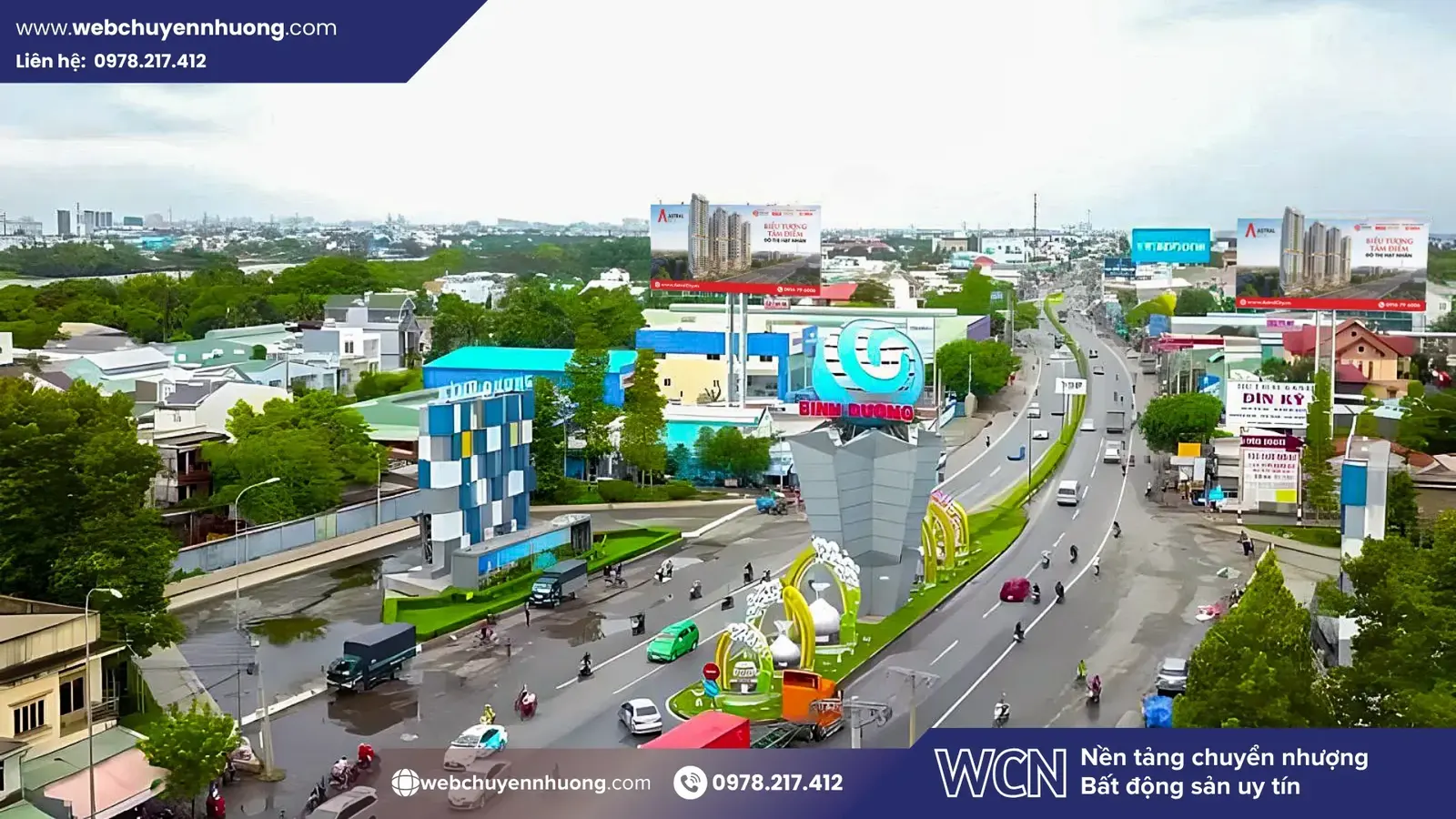 Đô thị Thuận An phát triển nhanh đang mở ra nhiều cơ hội cho bất động sản khu vực.