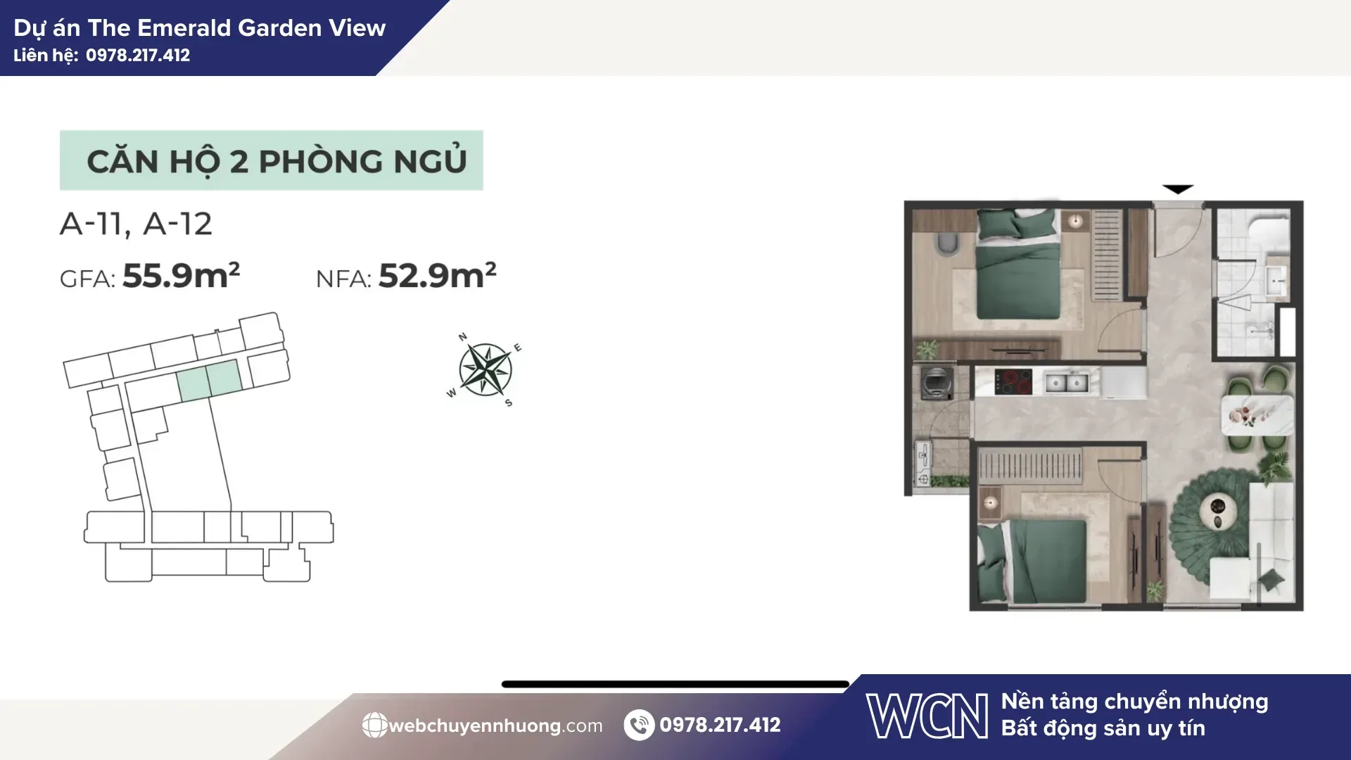 Thiết kế căn hộ – Giá trị cộng hưởng cùng pháp lý - Pháp lý dự án Emerald Garden View – Chủ đầu tư & thiết kế căn hộ