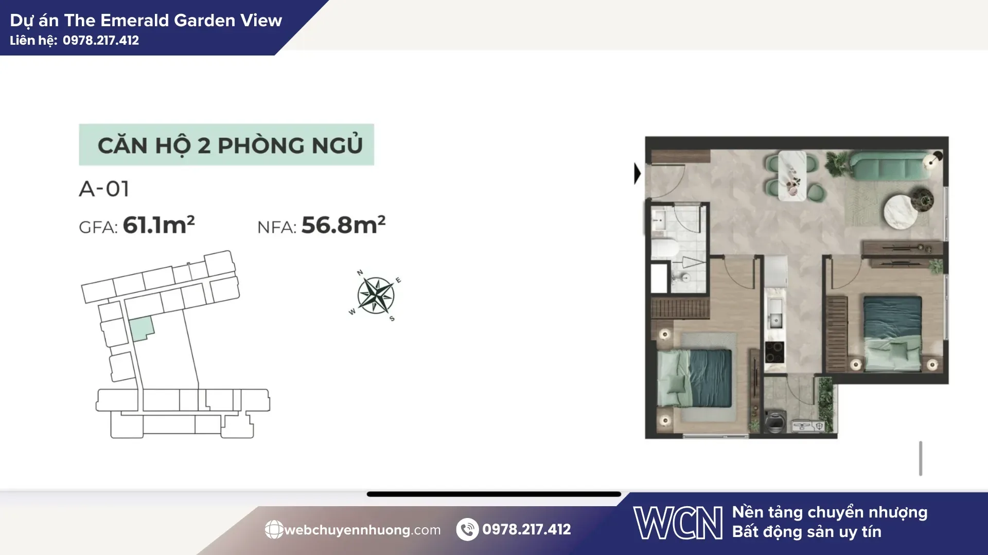 Thiết kế căn hộ – Giá trị cộng hưởng cùng pháp lý - Pháp lý dự án Emerald Garden View – Chủ đầu tư & thiết kế căn hộ