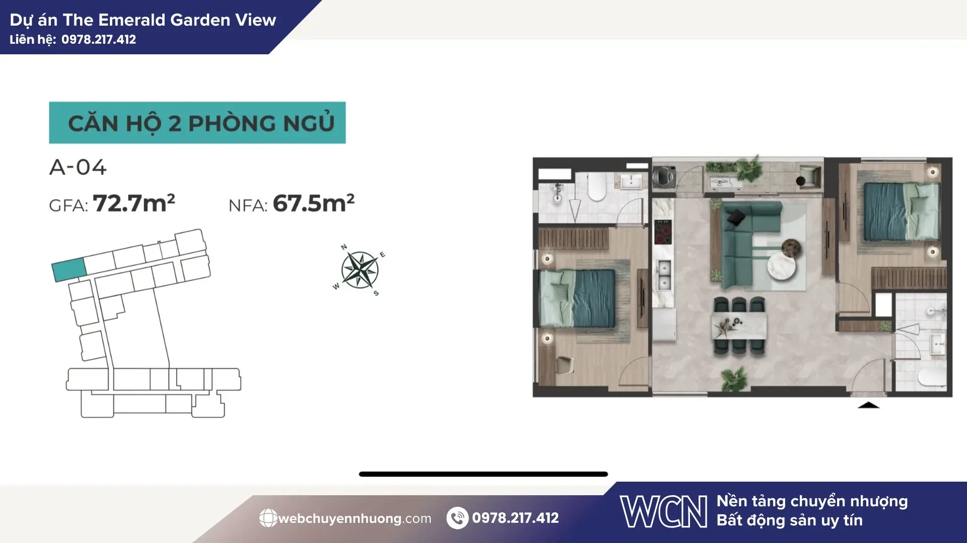 Thiết kế căn hộ – Giá trị cộng hưởng cùng pháp lý - Pháp lý dự án Emerald Garden View – Chủ đầu tư & thiết kế căn hộ