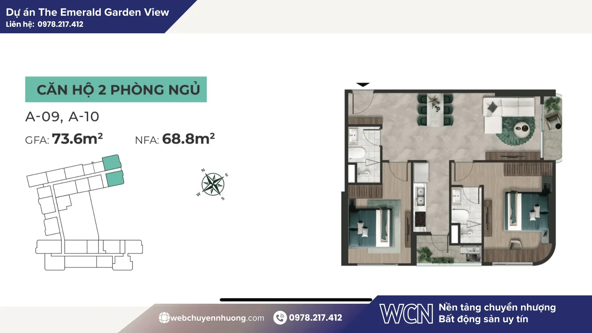Thiết kế căn hộ – Giá trị cộng hưởng cùng pháp lý - Pháp lý dự án Emerald Garden View – Chủ đầu tư & thiết kế căn hộ
