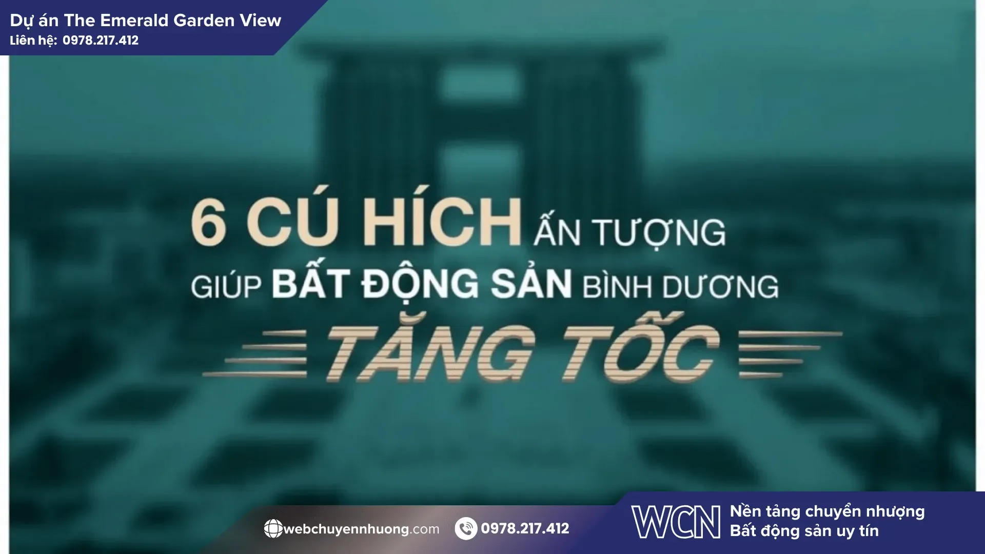 Tiềm năng đầu tư The Emerald Garden View Bình Dương - The Emerald Garden View Bình Dương – Thông tin & Tổng quan dự án