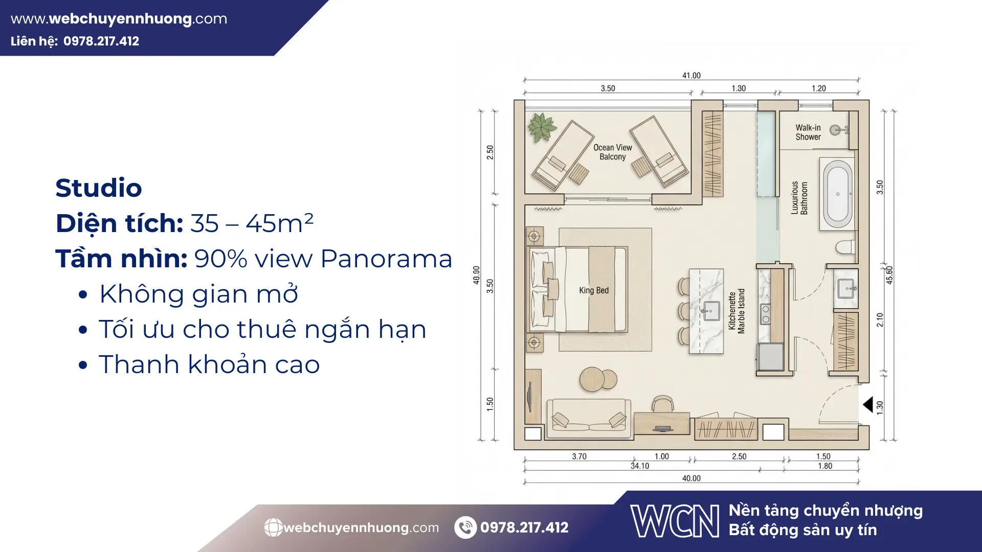Với thiết kế “Diamond Cut” tối ưu ánh sáng và phần lớn căn hộ sở hữu view biển panorama, Tumys Gold tạo lợi thế rõ rệt về thẩm mỹ và khai thác cho thuê, góp phần gia tăng giá trị khi mua bán căn hộ Tumys Gold trên thị trường.