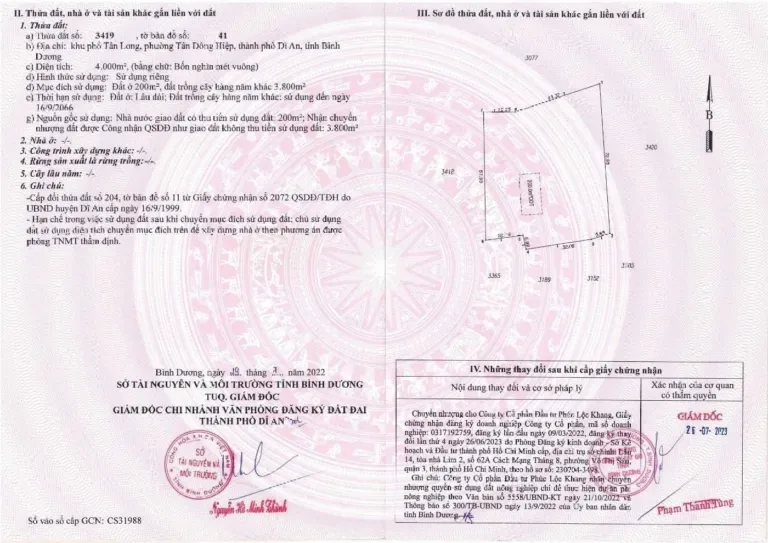 Quyền sử dụng đất – Nguồn gốc minh bạch, sở hữu hợp pháp - Pháp Lý Dự Án Căn Hộ TT Avio mới nhất năm 2026